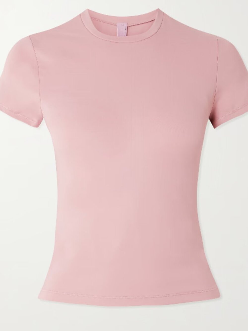 SKIMS x Nike Padded Baby Tee – Himalayan Pink – Size XL – Sculpted Stretch Top